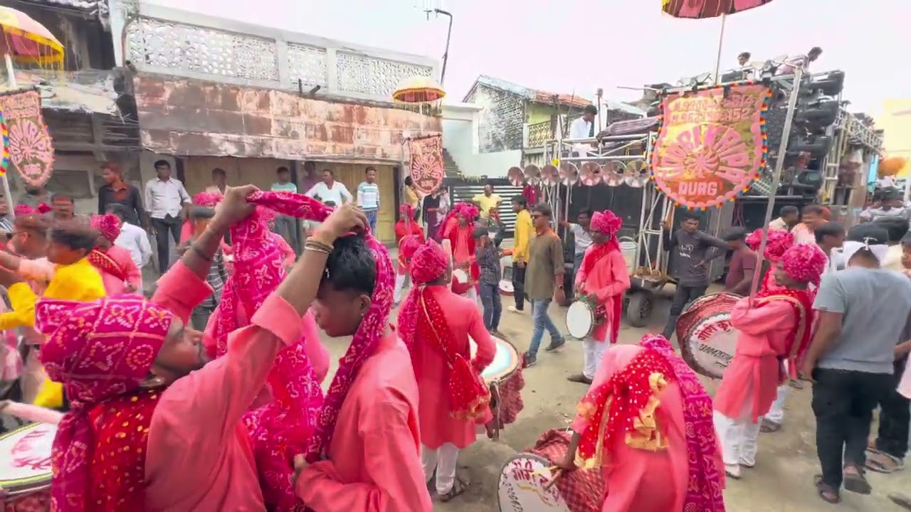 Gauri Kripa Dhumal Durg In Jarud Durga Visarjan 2025 ✨🤩#dhumal #dj #bestdhumal#party#trending#music￼