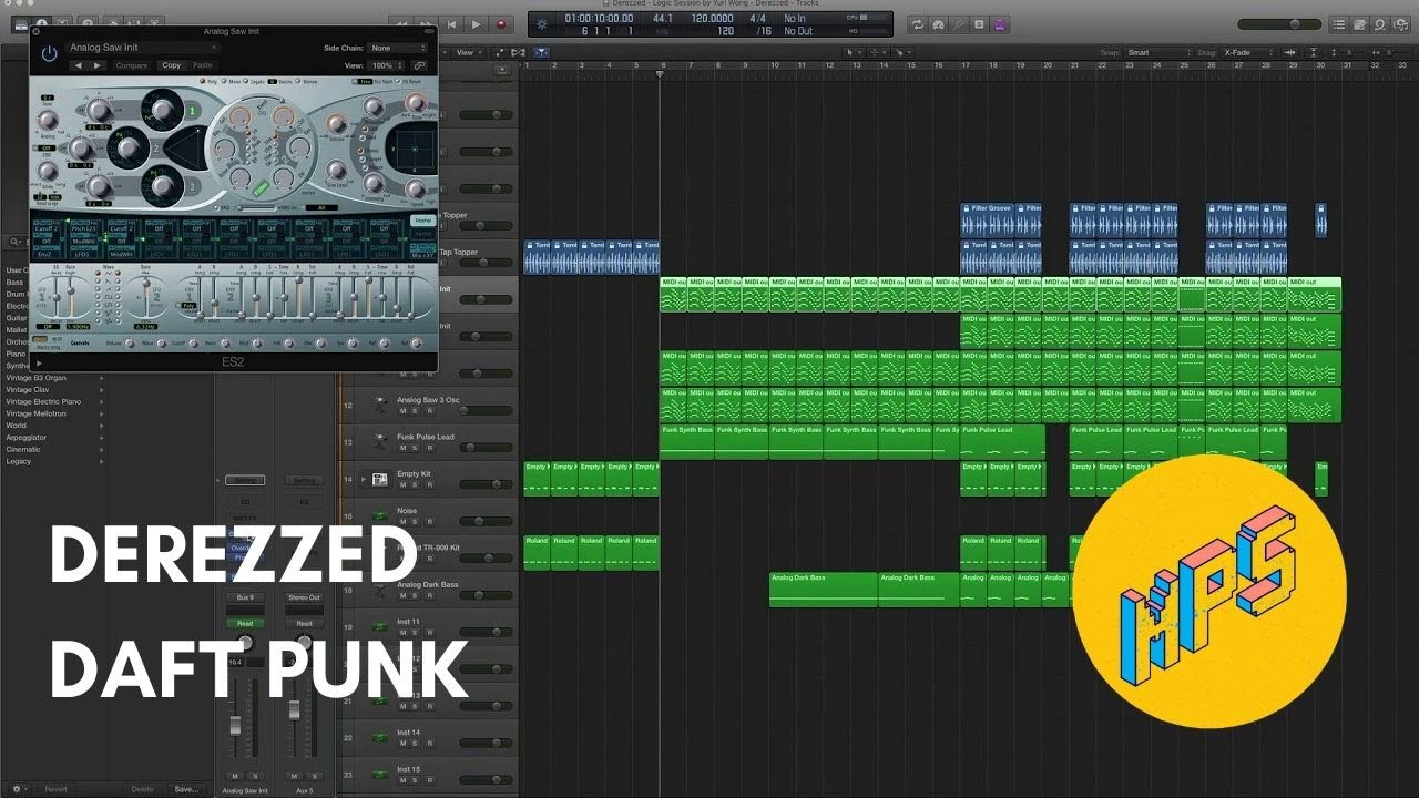 Derezzed – Logic Pro Remake with Stock Plugins + Project File
