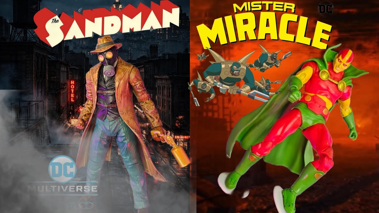 UNBOXING CYPHER- MCFARLANE TOYS DC MULTIVERSE UNBOXING & REVIEW: The Sandman & Mister Miracle 