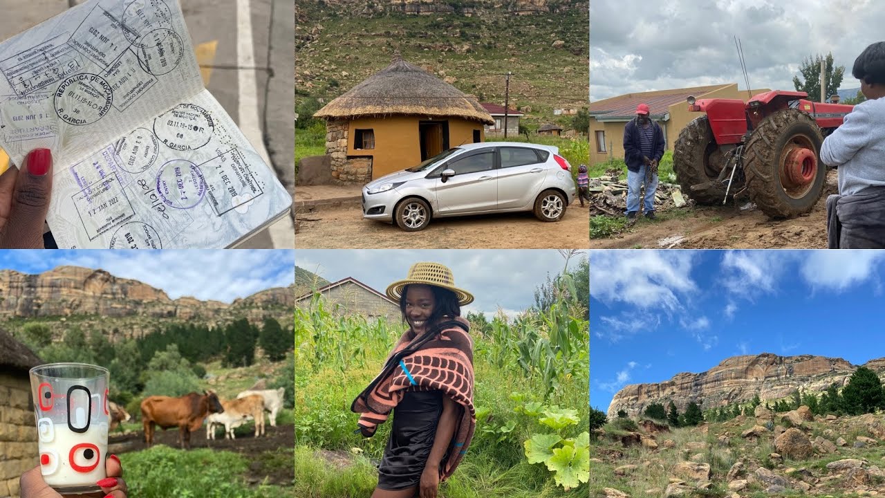 VLOG: trip to LESOTHO, thanksgiving ceremony, almost lost my car🥲|| South African YouTuber!
