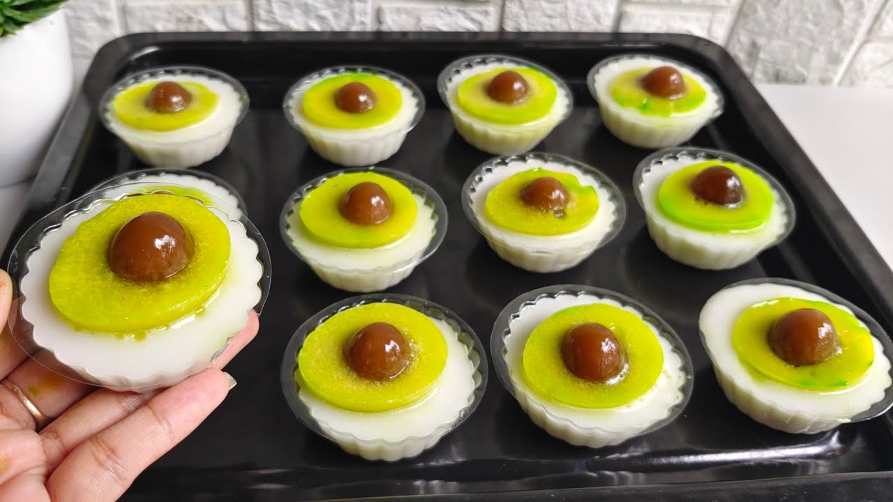 Sedang populer dan Laris banget‼️Puding Alpukat unik kekinian dan terbaru