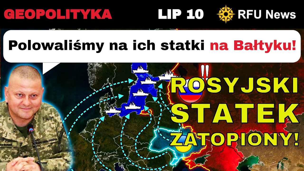 10 LIP: Potężny Wybuch Rozerwał Rosyjski Statek Floty Cieni w PORCIE! | RFU News