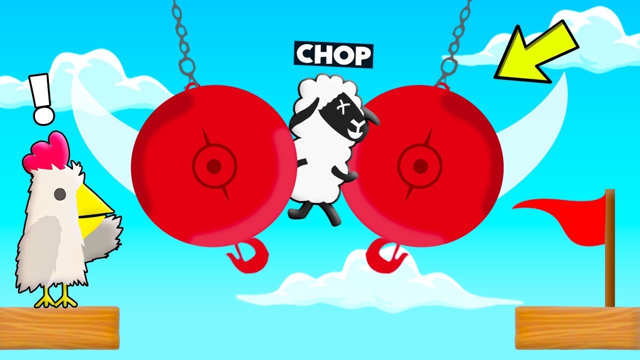 CHOP GOT SQUASHED IN INFINITE TRAPS IN ULTIMATE CHICKEN HORSE