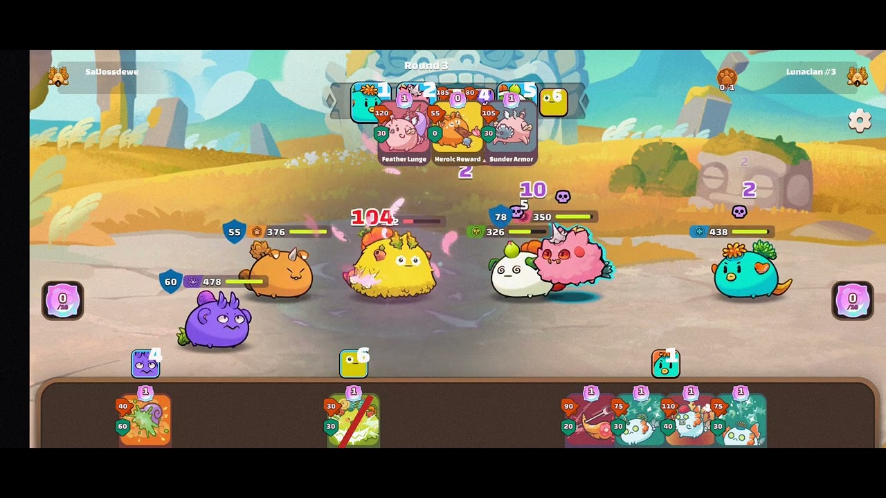 Just playing my old game here Axie infinity