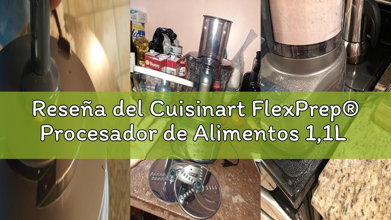 Reseña del Cuisinart FlexPrep® Procesador de Alimentos 1,1L | Picar, rallar, puré, batir | Cuchilla