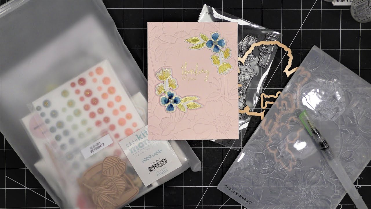 Spellbinders January 2023 Clear Stamp & Die of the Month: 