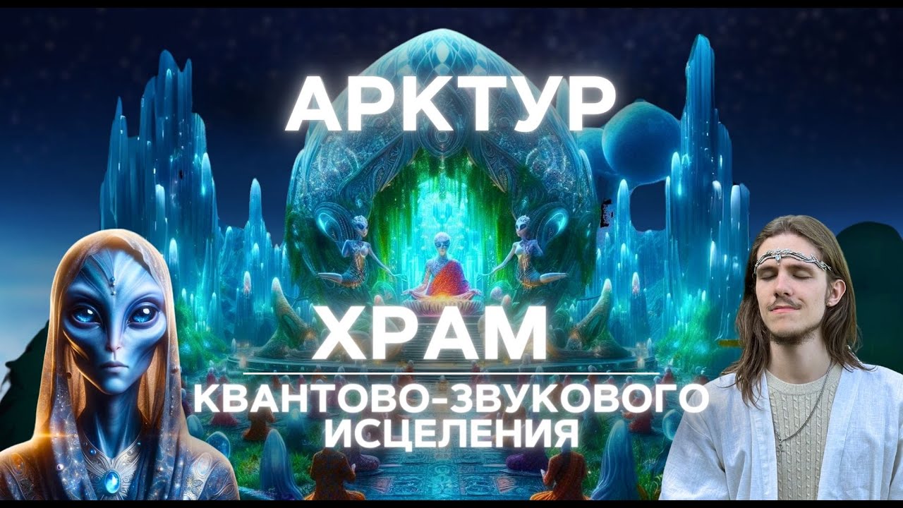 👽АРКТУР | СВЕТОВОЙ ХРАМ КВАНТОВО-ЗВУКОВОГО ИСЦЕЛЕНИЯ | 🎧