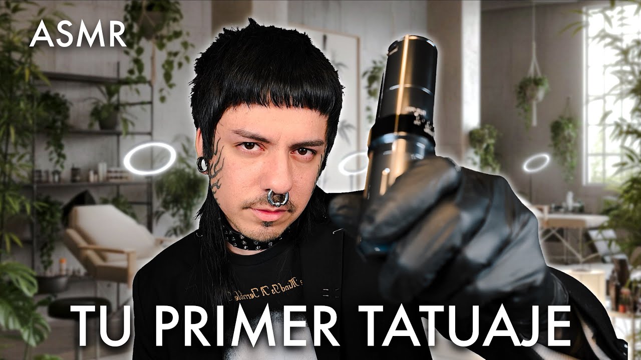 ASMR | Te hago un Tatuaje | Experiencia completa Roleplay Realista