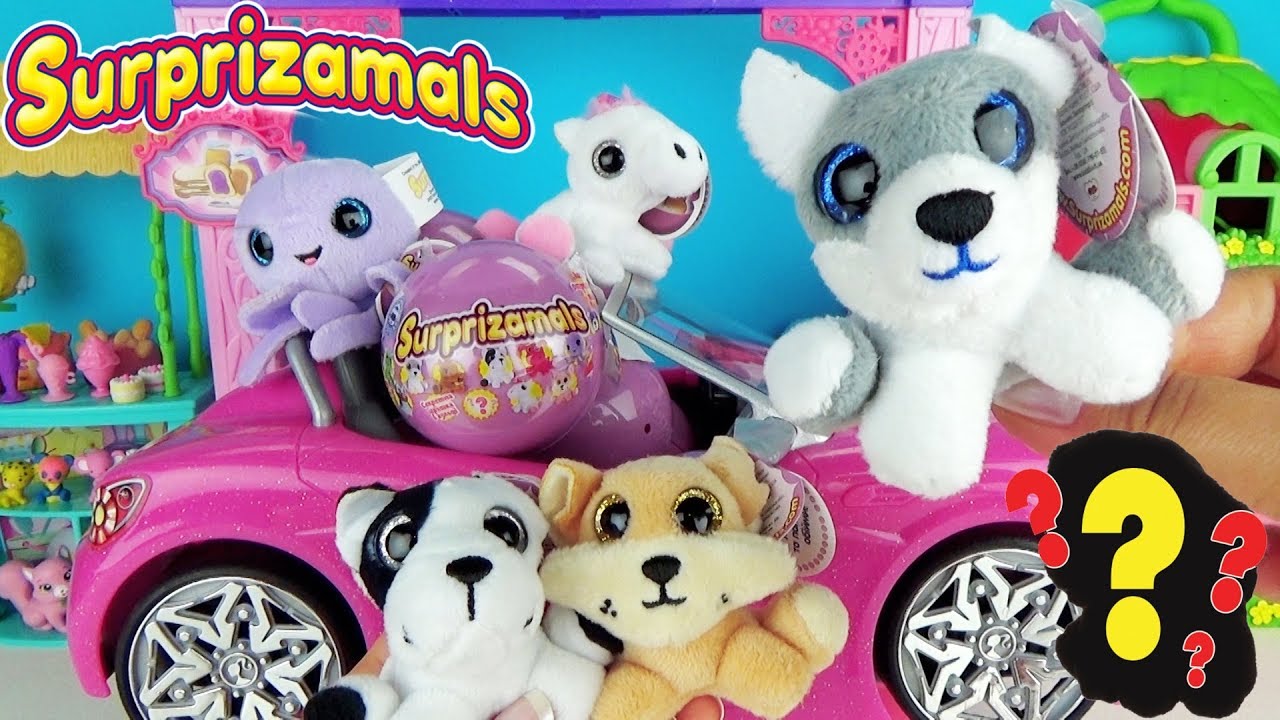 Шарики СЮРПРИЗЫ мягкие игрушки зверюшки Surprizamals Series 3 Ball Видео для детей  Toys