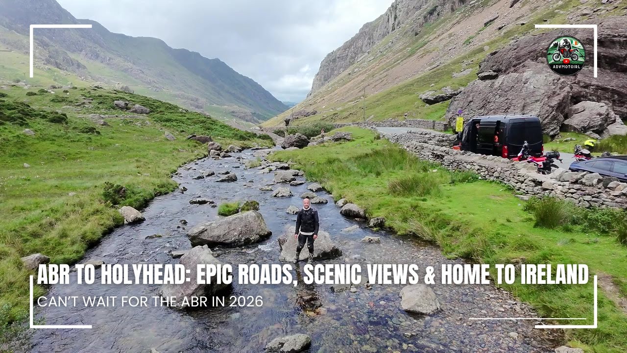 ABR to Holyhead: Epic Roads, Scenic Views & Home to Ireland | #Motovlog #Wales #PennYPass