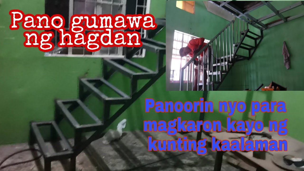 Panoorin kung paano gumawa ng hagdan, upang magkaron ng idea..