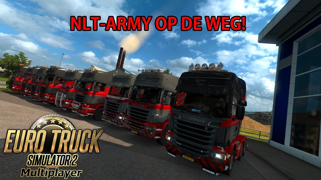 NLT-ARMY OP DE WEG! Euro Truck Simulator 2 MP {G29}