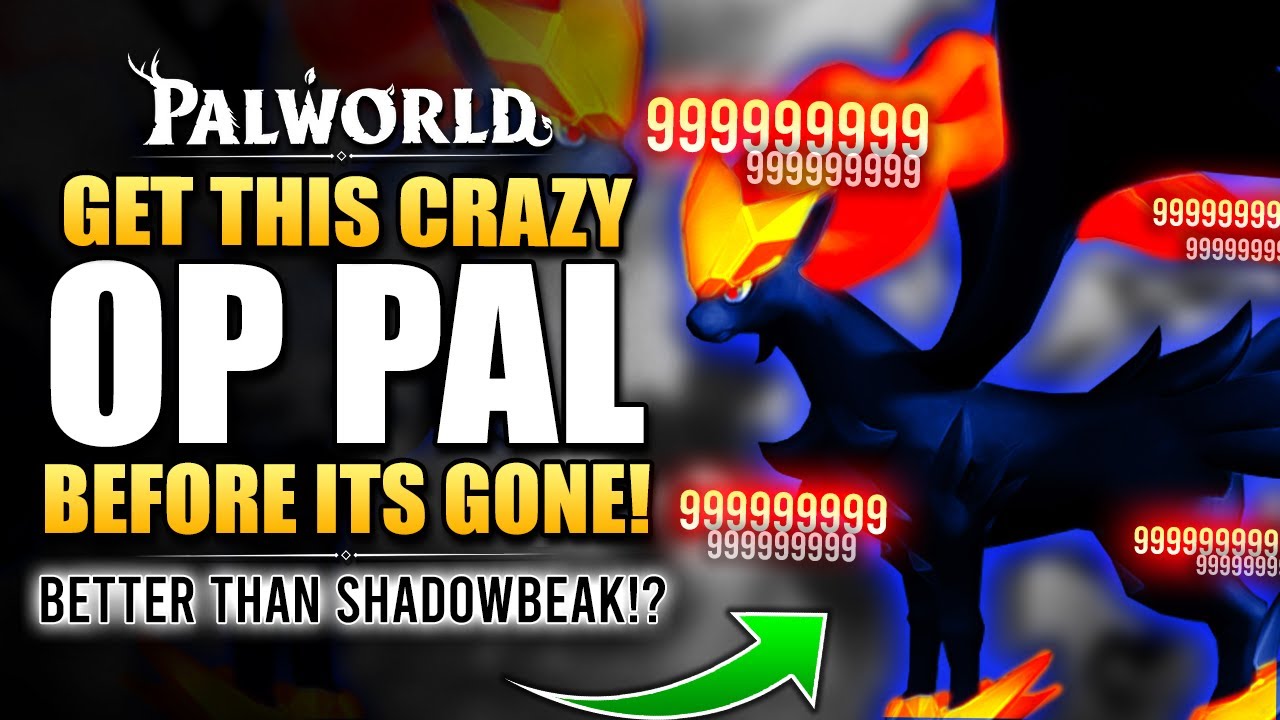 GET THIS PAL BEFORE ITS TOO LATE - AMAZING OP PAL - BETTER THAN SHADOWBEAK? - Palworld Best Dark Pal