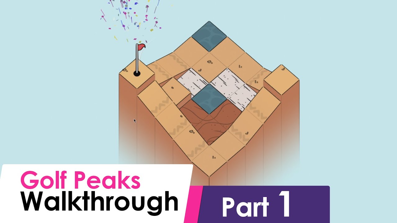 Golf Peaks | Full Walkthrough | part one | levels 1-45 #gameplay #solution