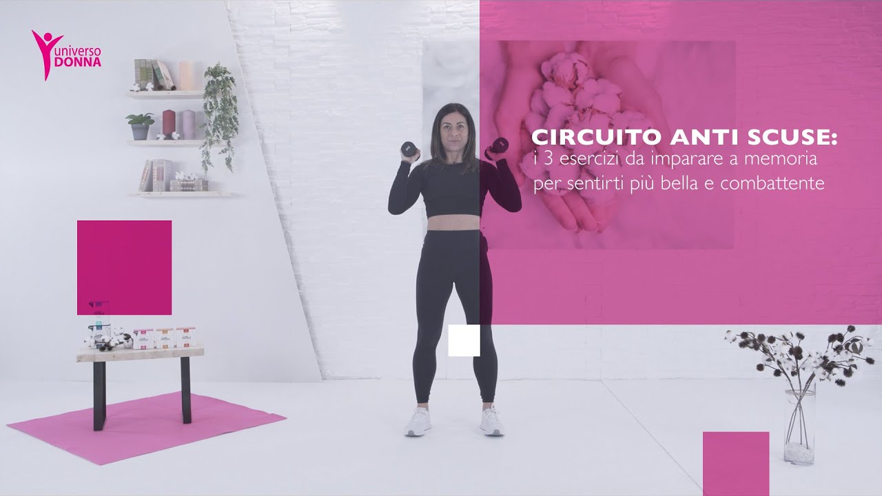 Il circuito anti scuse  i 3 esercizi da imparare a memoria per sentirti più bella e combattente