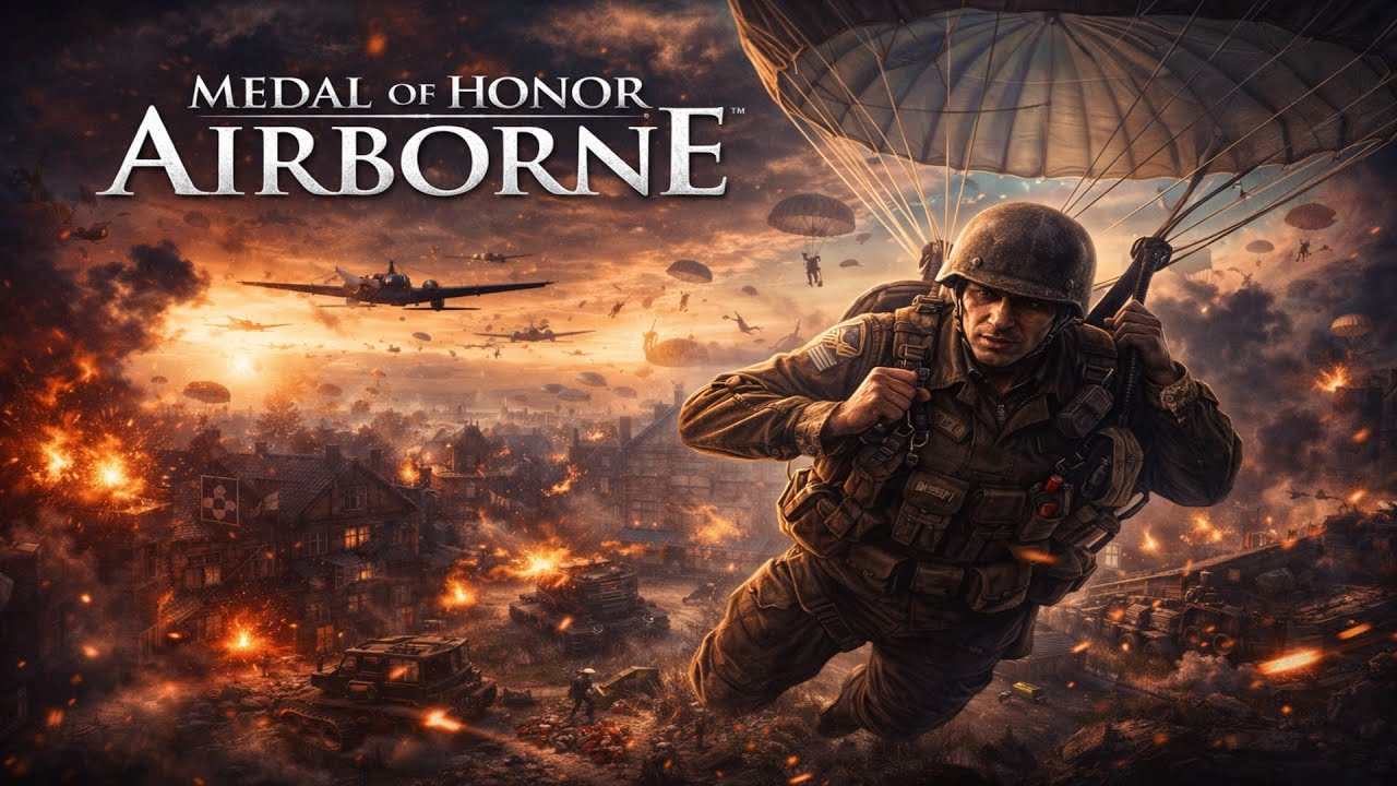 Вечерний шутанчик - Medal of Honor Airborne - полное прохождение за стрим
