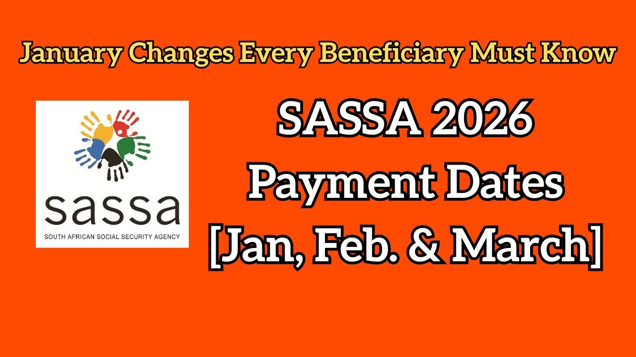 Даты выплат SASSA за 2026 год: январские изменения, о которых должен знать каждый получатель посо...