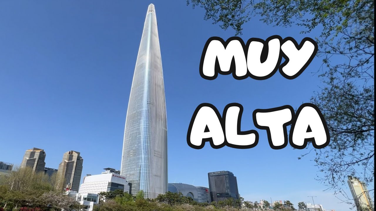 Así es la Torre Lotte World en Seúl Corea del Sur