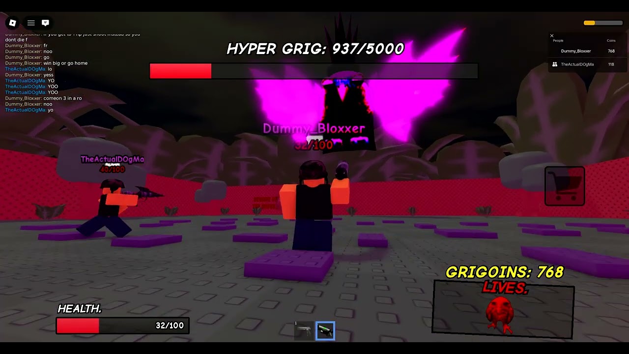 GRIG BOSSFIGHTS SHOWCASE