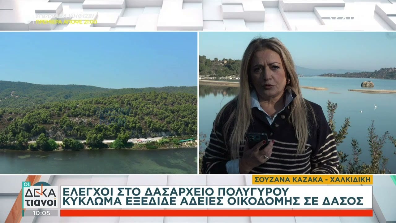 Έλεγχοι στο Δασαρχείο Πολυγύρου Χαλκιδικής –Κύκλωμα εξέδιδε άδειες οικοδομής σε δάσος |Οι Δεκατιανοί