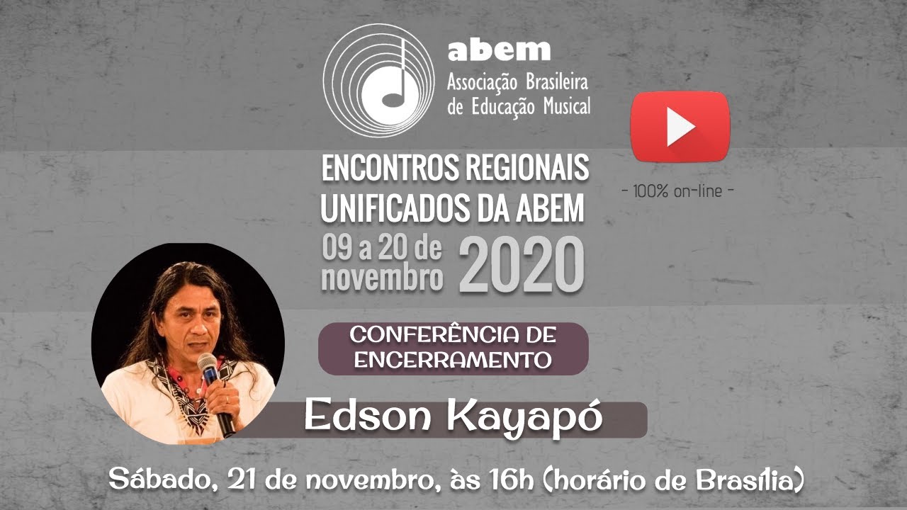 Conferência - Relações e tensões étnico-raciais: provocações e proposições para a Educação Musical