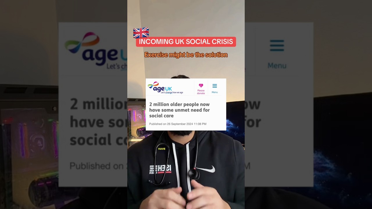 В Великобритании назревает социальный кризис! Физические упражнения могут стать вашим решением 🏃&zwj;♂️