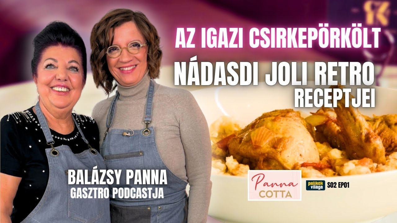 JOLIKA RETRO ÉTELEI: SÜLT OLDALAS ÉS CSIRKEPÖRKÖLT - RECEPTTEL! | Panna Cotta | Palikék világa