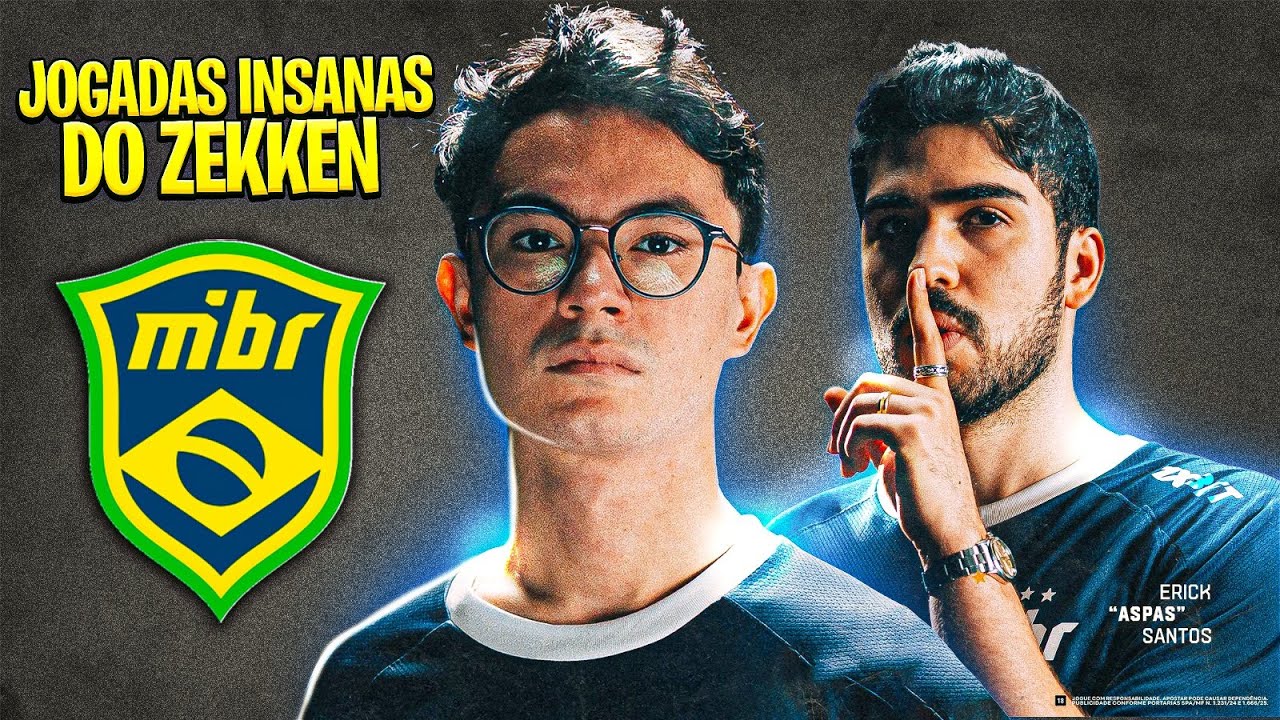 ZEKKEN É INSANO... MELHORES JOGADAS EM CAMPEONATO do NOVO PLAYER do MIBR!