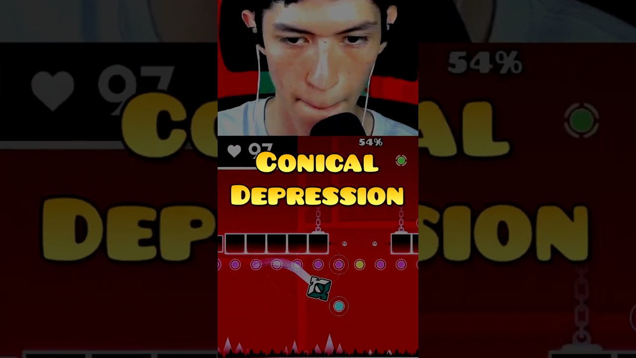 AS&Iacute; FUE COMO COMPLET&Eacute; CONICAL DEPRESSION EN GEOMETRY DASH
