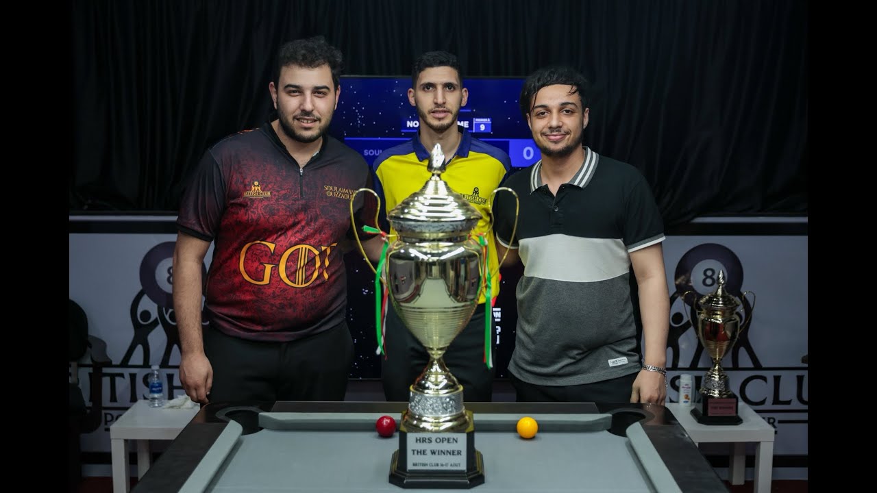 الفينال ديال HRS Open بين عماد لحسيني و سليمان أوزاويت 🔥🎱