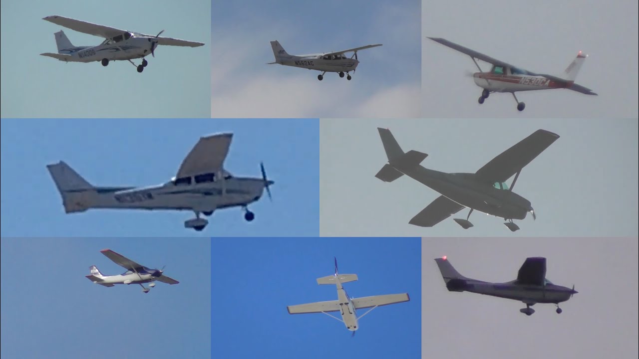 Plane Spotting Compilation: Cessna Mega Compilation