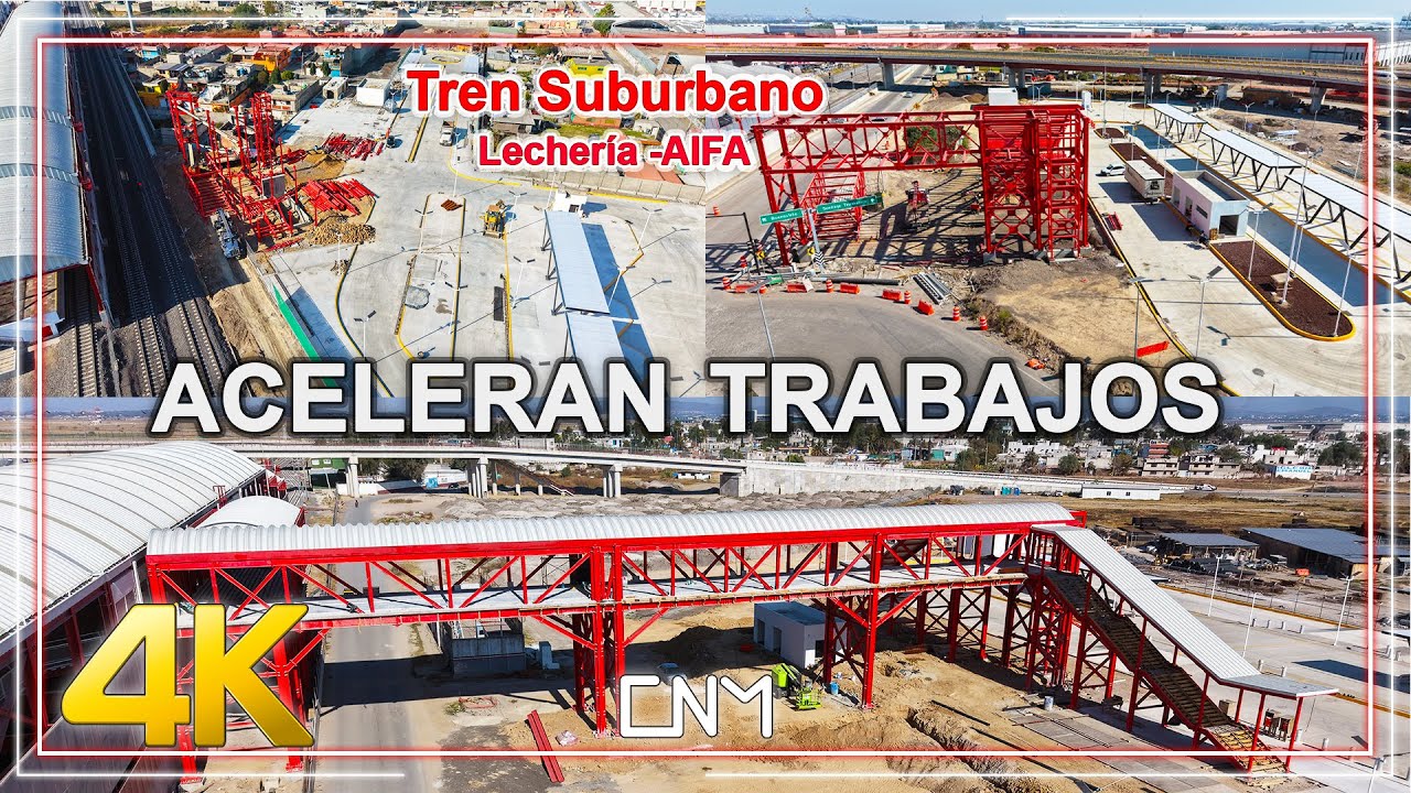 Tren suburbano al AIFA, super avance del 2026, conexión estaciones y paraderos