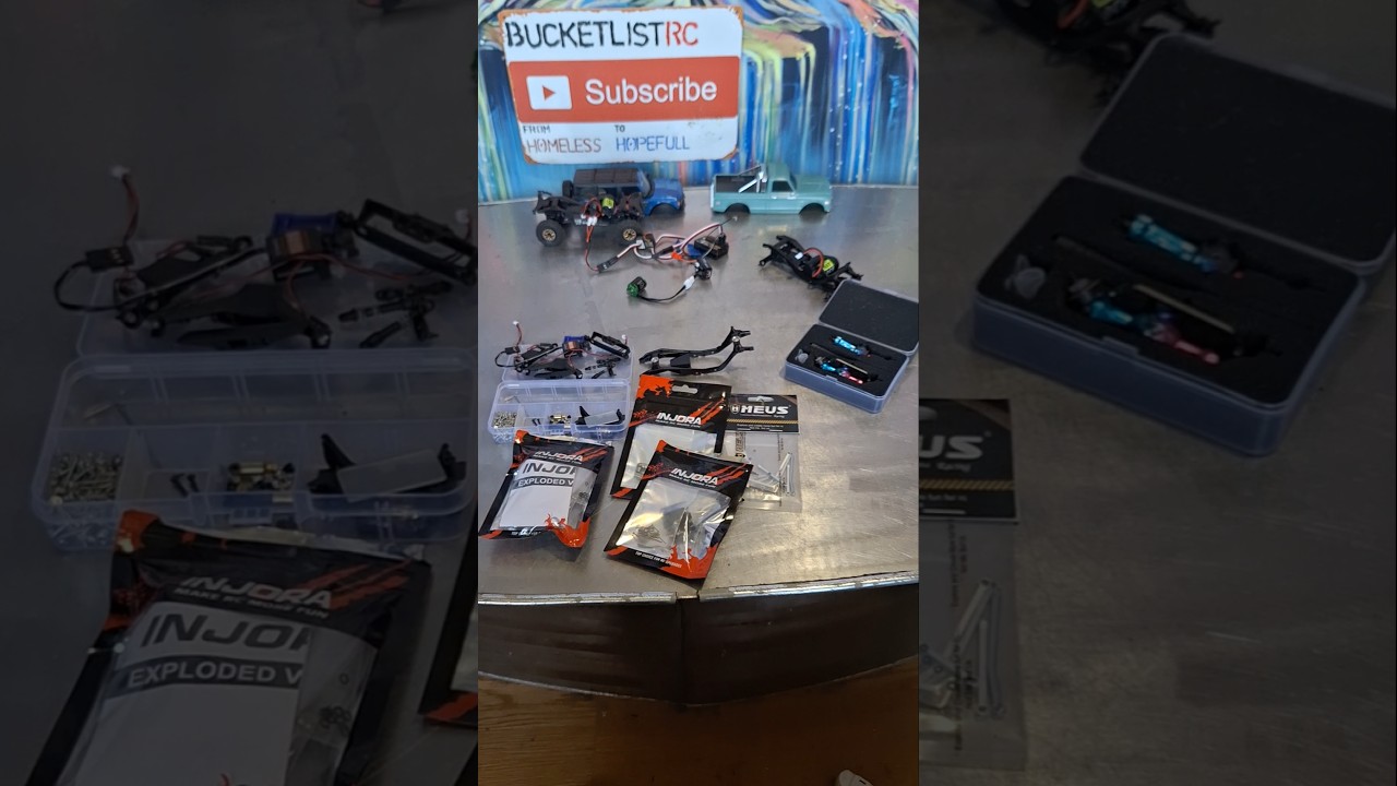 💧Drowning in MODS! WHAT A WAY TO GO! 🪣 #scx30 #modified #madness #brushless #injora #meus #brass #rc