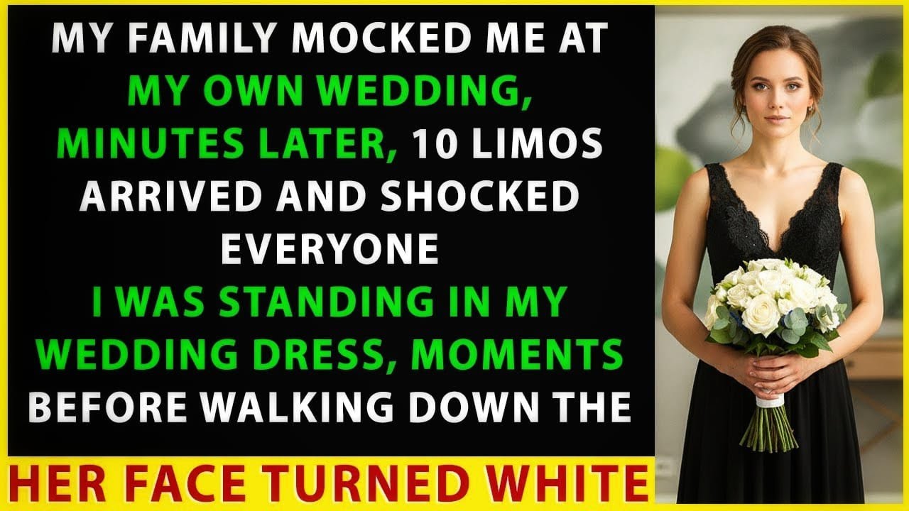 My Family Mocked Me at My Own Wedding, Minutes Later, 10 Limos Arrived and Shocked Everyone