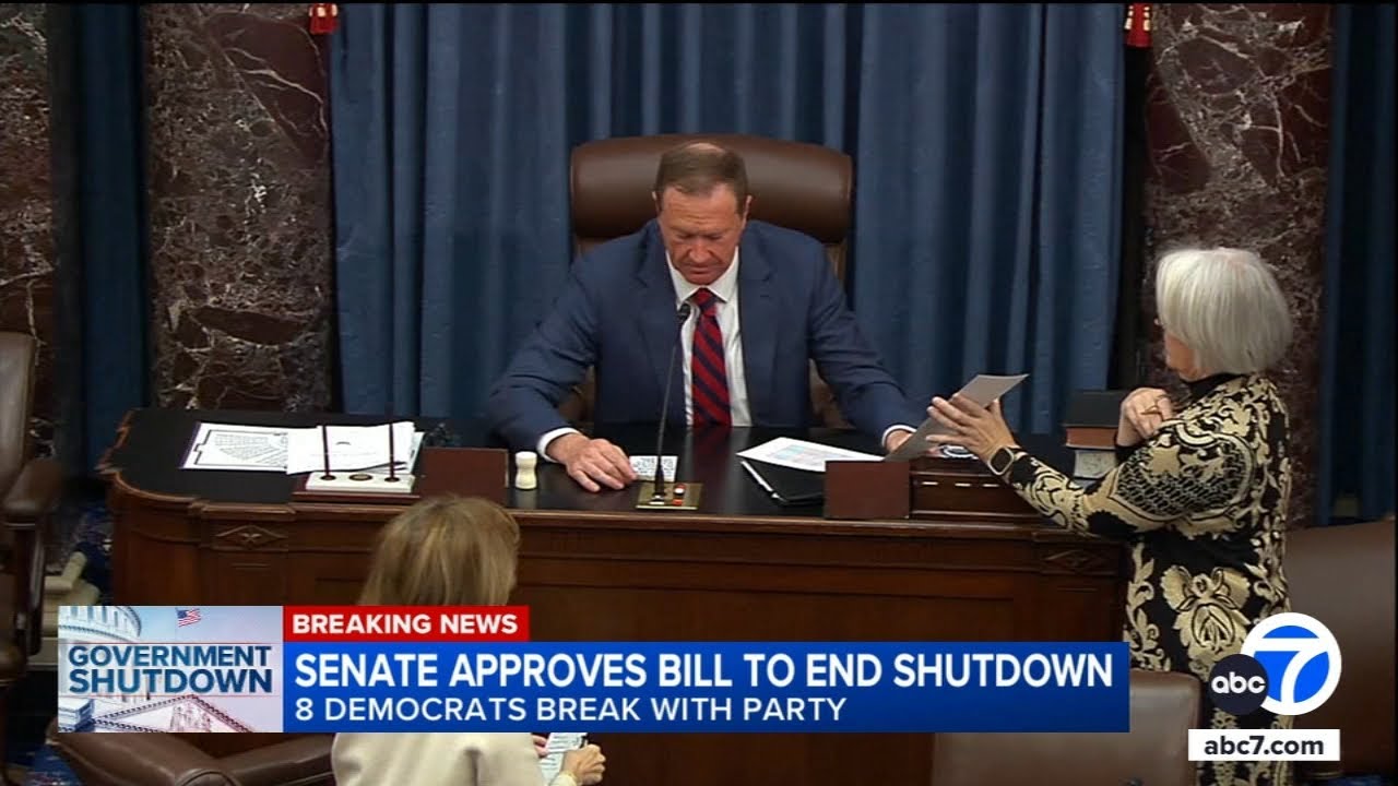 Senate passes funding bill to end government shutdown