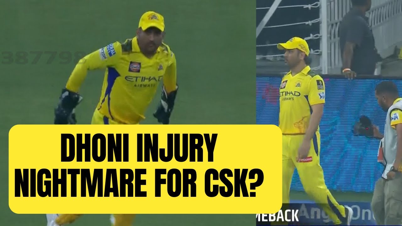 Is MS Dhoni injured in IPL 2025? Worrying video emerge of CSK skipper limping |Sports Today