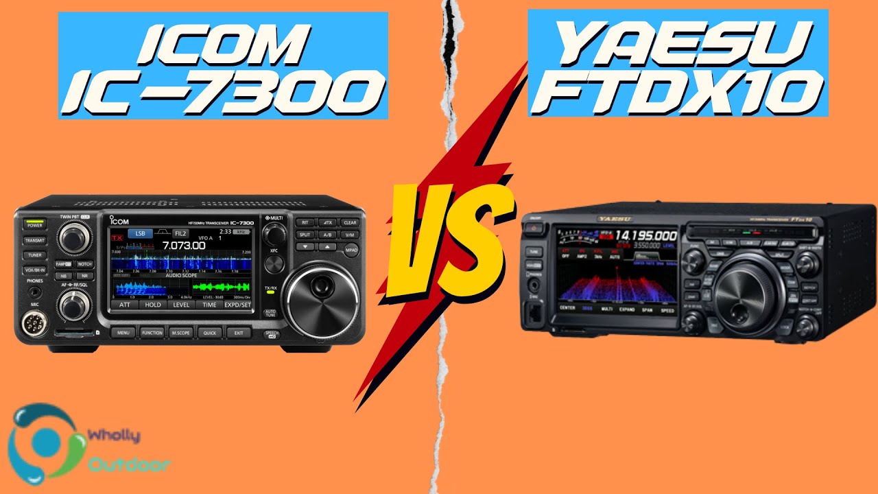 Icom IC-7300 против Yaesu FTDX-10! Кто победит?