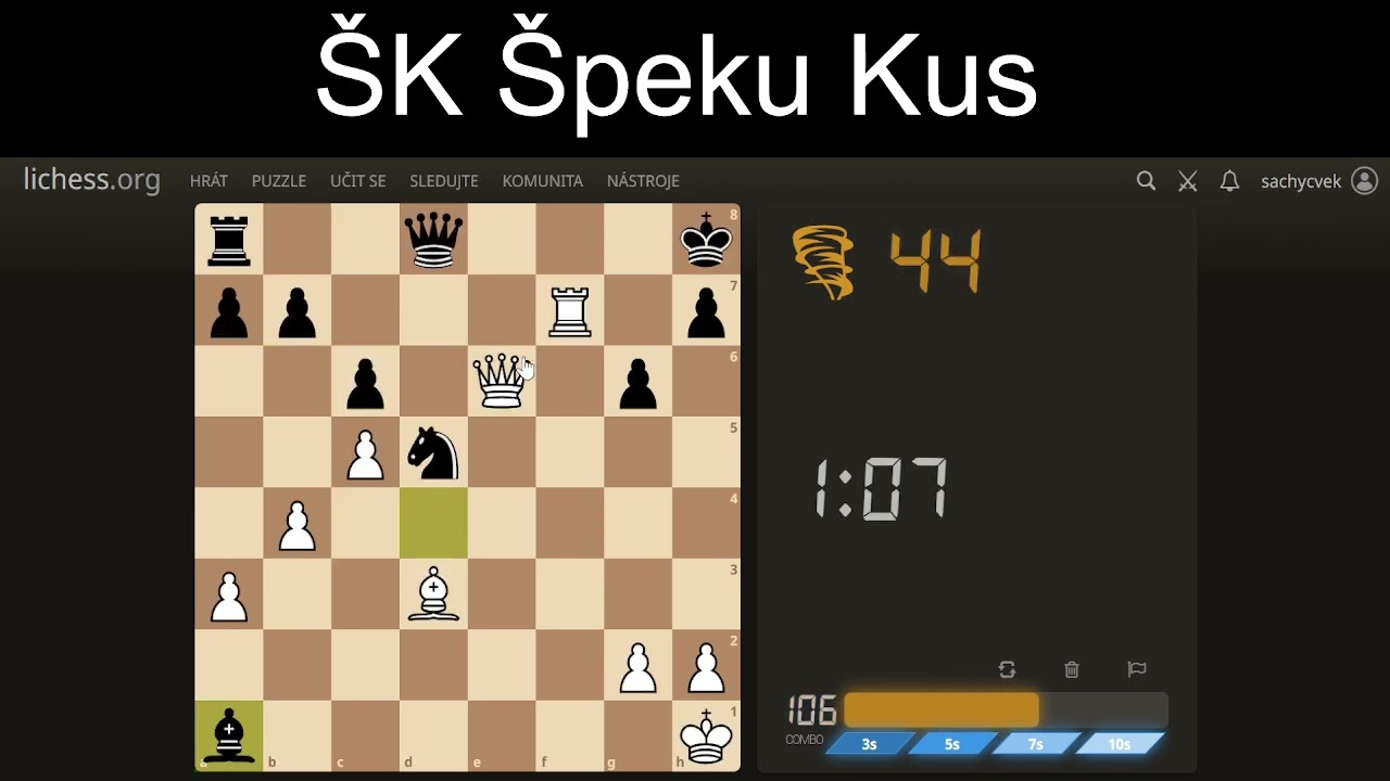 ŠK ŠK Padl nový REKORD na Lichessu!