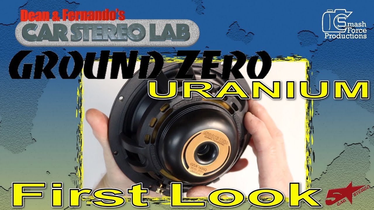Ground Zero Uranium speakers are  going into the Car Stereo Lab part1
