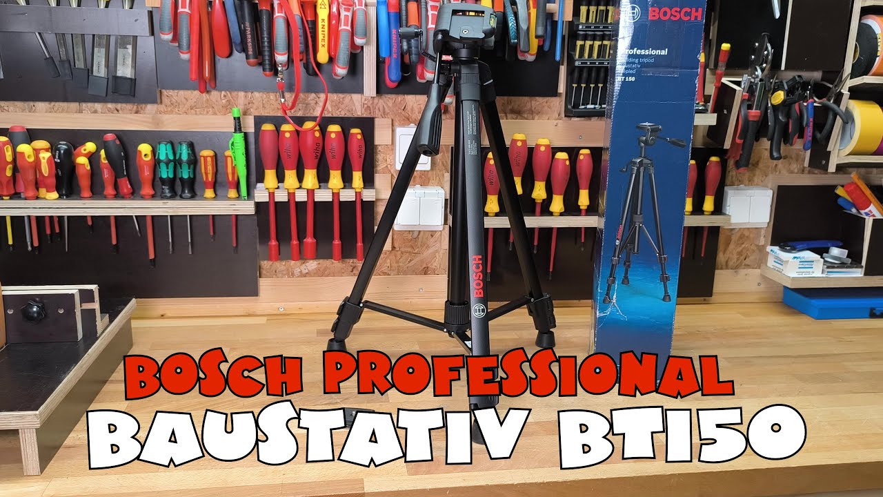 Bosch Professional Baustativ für Laser und Nivelliergeräte BT 150