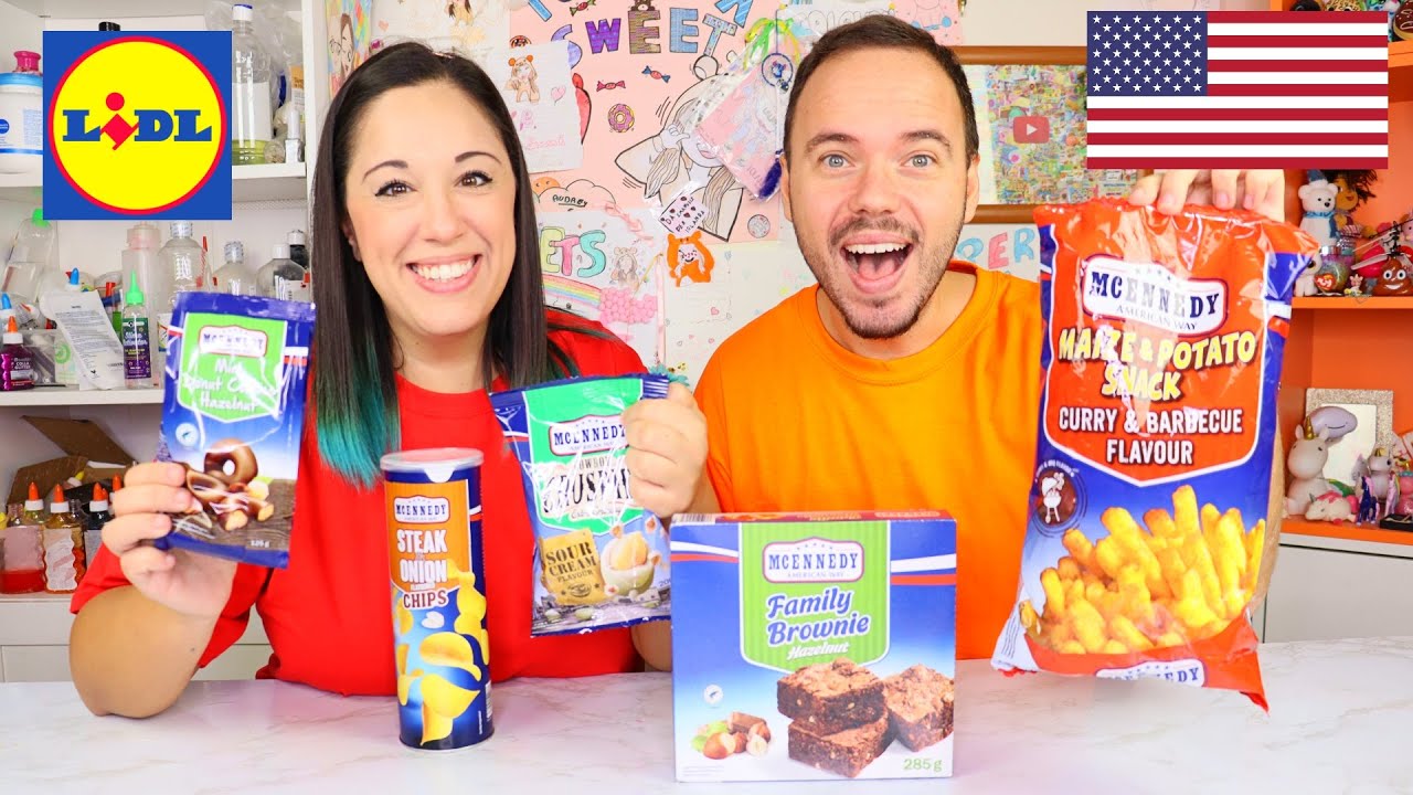 MANGIAMO SNACK AMERICANI DELLA LIDL!!!