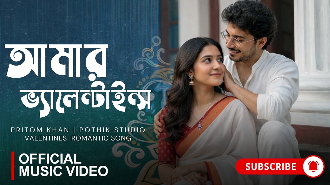 আমার  ভ্যালেন্টাইন্স (Amar Valentines) - Pritom Khan | Valentines Bangla Song 2026 | Pothik Studio