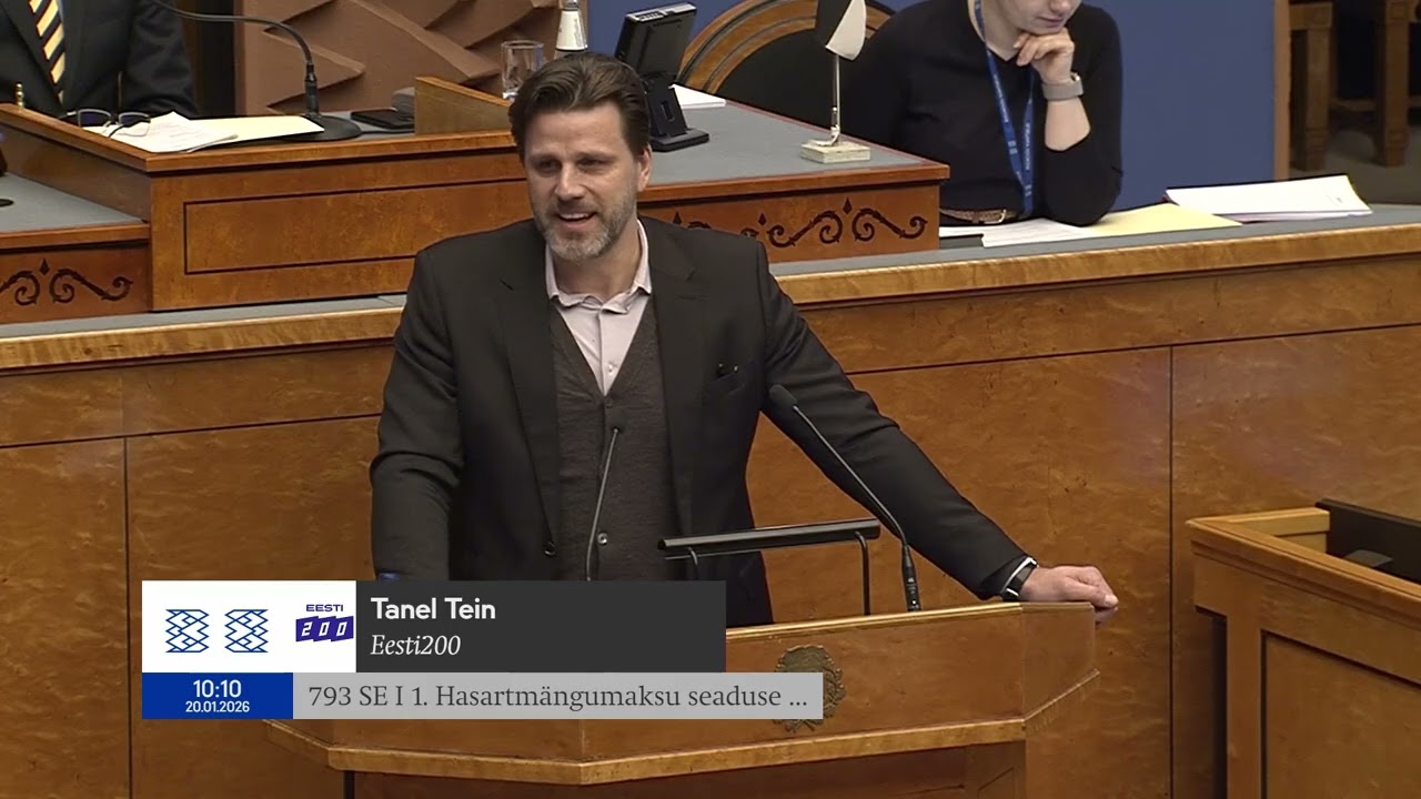 Riigikogu istung, 20.01.2026