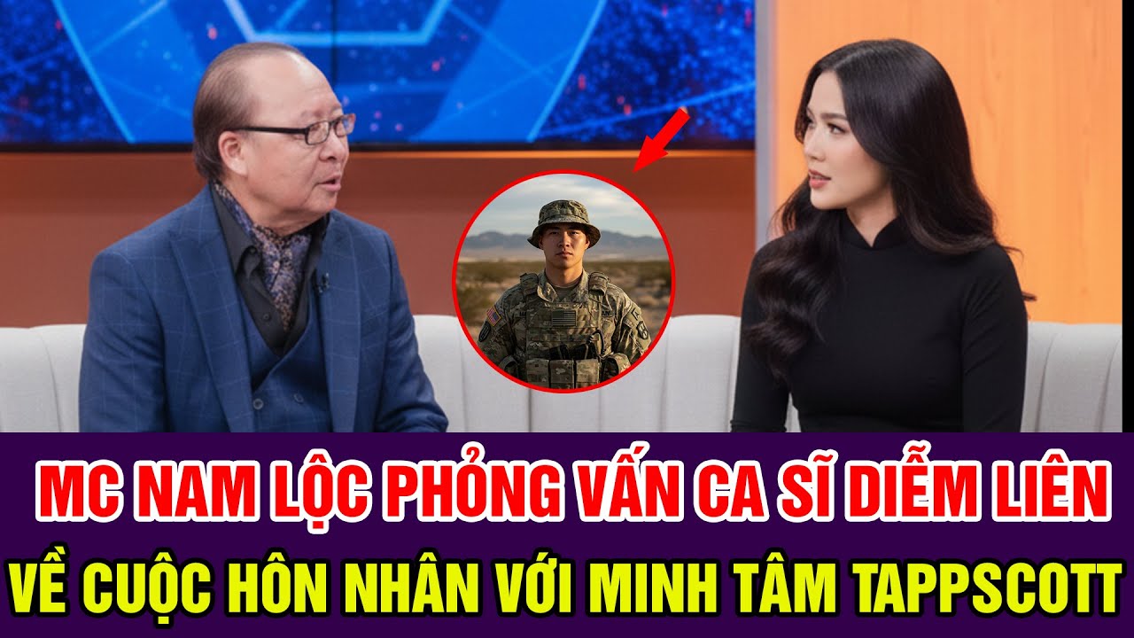 MC Nam Lộc Trực Tiếp Phỏng Vấn Diễm Li&ecirc;n Kể Sự Thật H&ocirc;n Nh&acirc;n Với Chồng Sĩ Quan Mỹ.