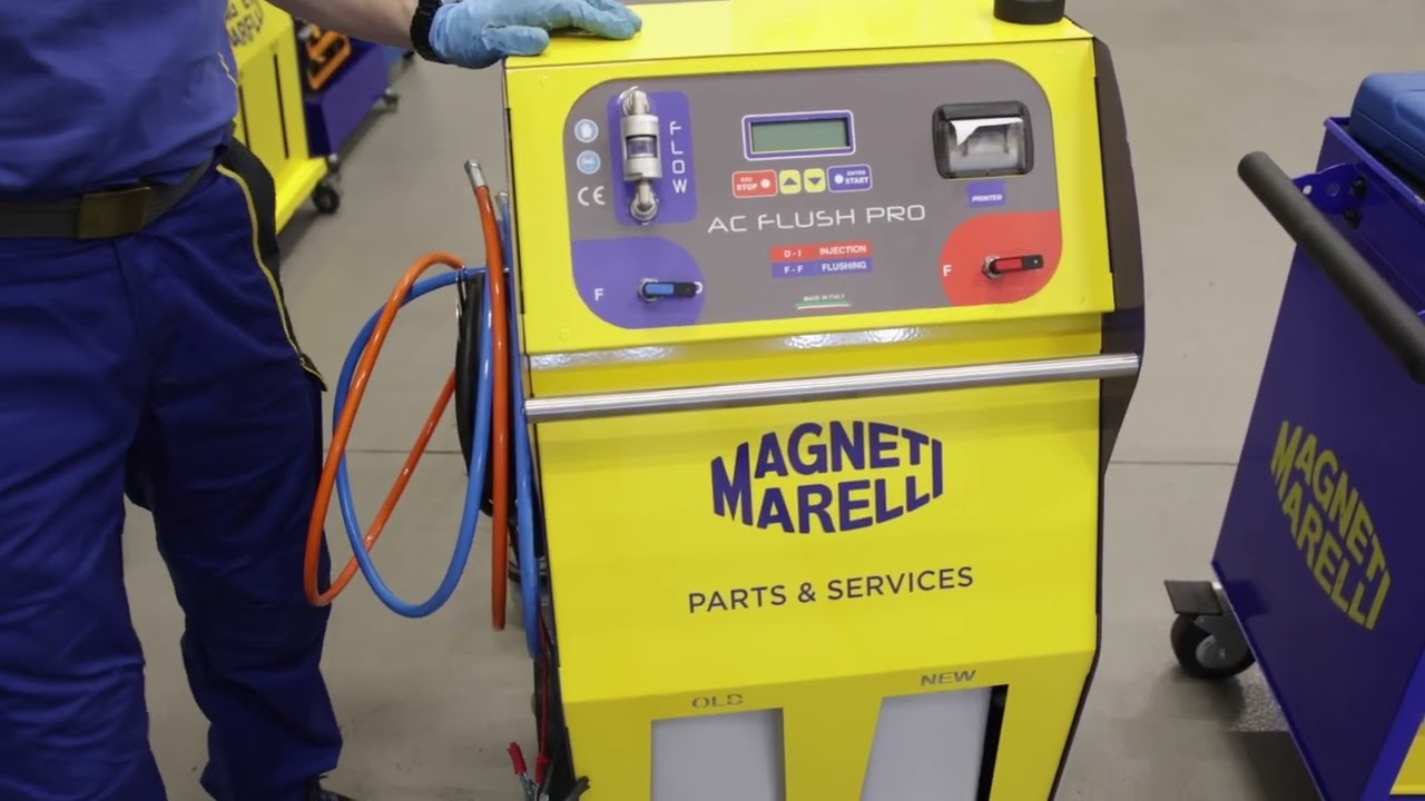 Urządzenie do płukania układów klimatyzacji AC FLUSH PRO i  Super Flush Magneti Marelli