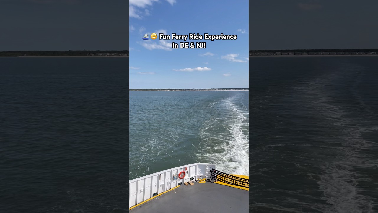 A ferry ride you won&rsquo;t forget in DE & NJ! #newjersey #delaware