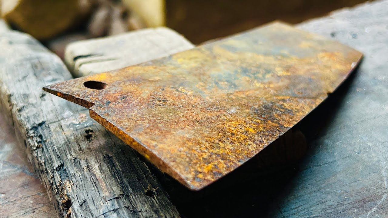 Knife Making - Forging A Blacksmith's Knife From The Piece Of Disc's Plough
