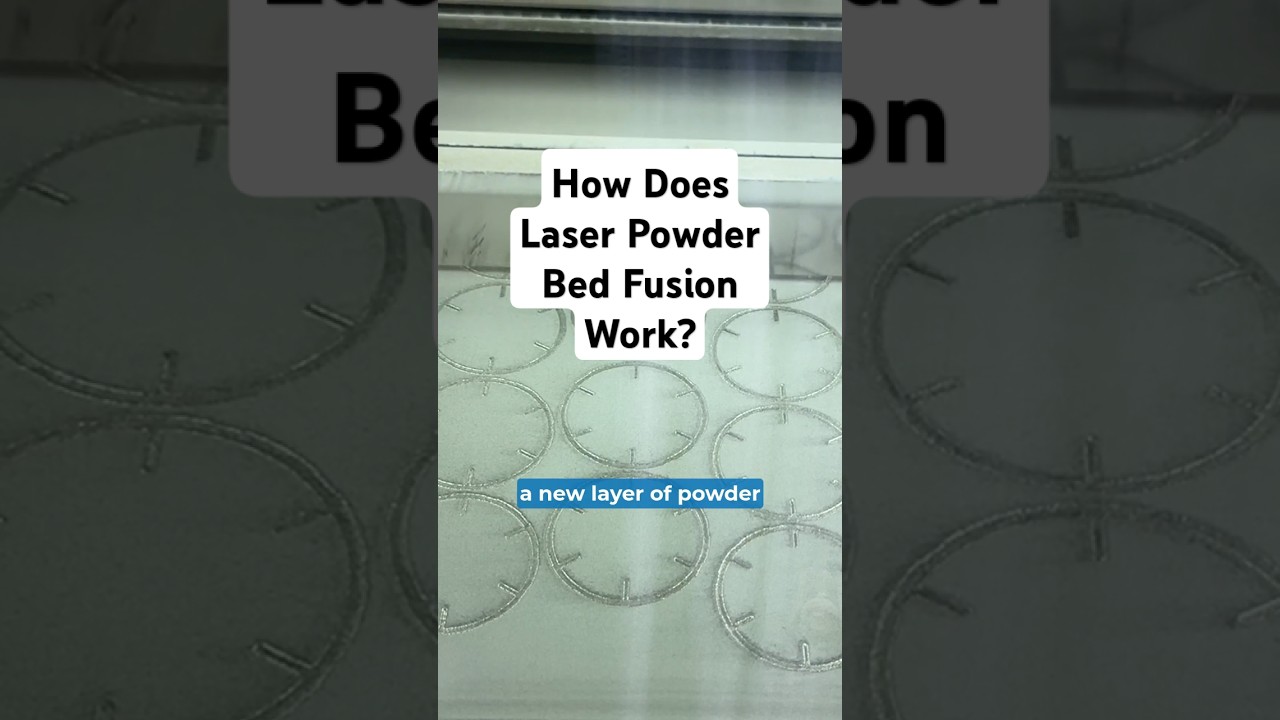 How Does Laser Powder Bed Fusion Work? #3dprinting #engineering #manufacturing
