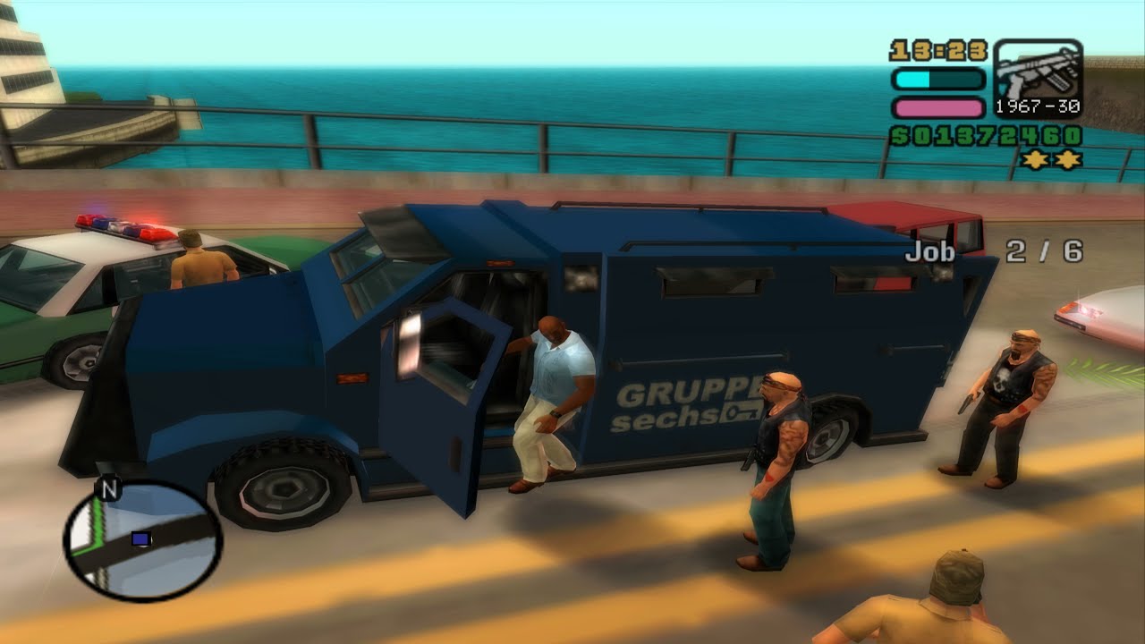 GTA Vice City Stories Ep #44 Robbery [The Briefcase Courier, The Money Truck]