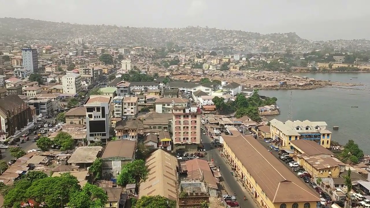Beautiful Mama Salone (view from the rooftop of Freetown City Council)